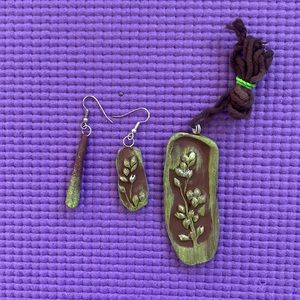 Handmade necklace & earrings